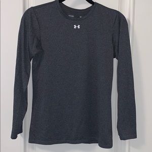 Grey Under Armour long sleeve shirt (XS)
